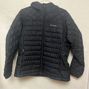 Columbia Black Quilted Jacket size XL